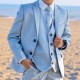 Milano Mayfair Boys Light Blue 5 Piece Slim Fit Suit