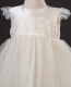 Girls Lace & Tulle Christening Dress - Minnie by Millie Grace