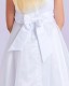 White Lace Organza Communion Dress - Rosemary P191 by Peridot