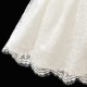 Baby Girls Ivory Fringe Lace Christening Dress