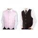 Boys Black & Diamond Pink 8 Piece Tail Suit
