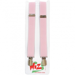Boys Pale Pink Adjustable Formal Plain Braces