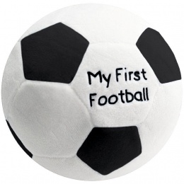 My First Football Black & White Baby Soft Rattle Toy Gift