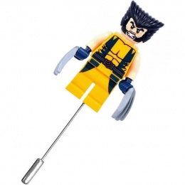 Wolverine Superhero Minifigure Buttonhole Lapel Pin