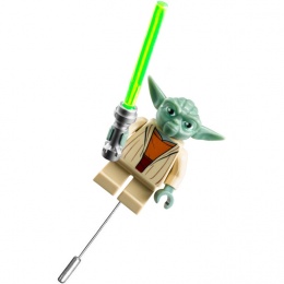 Yoda Minifigure Buttonhole Lapel Pin