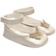 Baby Girls Ivory Butterfly Ballet Style Shoes