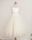 Girls Porcelain Sparkle Spot Tulle Dress - Alisha by Busy B's Bridals