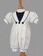 Baby Boys Sailor Christening Romper - Archie by Millie Grace
