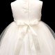 Baby Girls Ivory Bow Tulle Dress with Lace Jacket & Headband