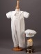 Baby Boys Ivory Cotton Romper & Hat - Bobbie by Millie Grace