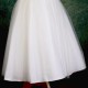 Girls Ivory Diamante & Organza Dress with Lemon Sash