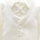 Baby Boys Ivory Braid 4 Piece Satin Christening Suit