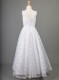 White Lace & Tulle Communion Dress - Cammie by Millie Grace