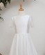 White Glitter Tulle Communion Train Dress - Charley by Millie Grace