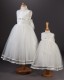 Girls Brooch, Lace & Organza Dress - Eliza by Busy B's Bridals