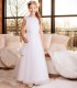 Emmerling White Sparkle Communion Dress & Bolero - Style Gesina & Sandy