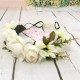Girls Cream Flower Hair Wreath - May P164 by Peridot