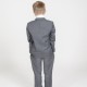Boys Grey & Blue 6 Piece Slim Fit Suit