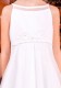 Emmerling White Dotted Tulle Communion Dress - Style Hedi