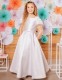 Emmerling White Mikado Communion Dress - Style Hermine