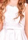 Emmerling White Satin Communion Dress - Style Hildegart