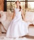 Emmerling White Lace & Organza Communion Dress - Style Holda