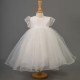 Baby Girls Porcelain Daisy Tulle Dress - Julia by Millie Grace
