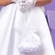 June White Communion Dress, Bag, Gloves & Hair Wreath - Peridot