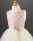 Girls Diamante Bow & Lace Dress - Lucinda by Busy B's Bridals