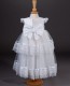 Girls Tiered Lace Christening Dress - Melody by Millie Grace