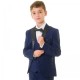 Milano Mayfair Boys Navy 5 Piece Tuxedo Suit