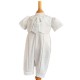 Twins Ivory Christening Dress & Romper - Elizabeth & George by Millie Grace