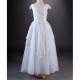 White Lace V-Back Communion Dress - Chardonay by Millie Grace