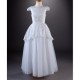 White Lace V-Back Communion Dress - Chardonay by Millie Grace