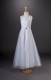 White Diamante Heart Communion Dress - Crystal by Millie Grace