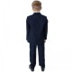 Boys Navy & Pink 6 Piece Slim Fit Suit