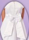 White Bow Holy Communion Dress - Rose P133 by Peridot