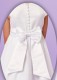 White Bow Holy Communion Dress - Rose P133 by Peridot