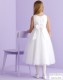 White Beaded Tutu Holy Communion Dress - Lilly P134 by Peridot