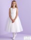 White Beaded Tutu Holy Communion Dress - Lilly P134 by Peridot