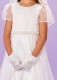 White Spot Holy Communion Dress - Laura P135 by Peridot