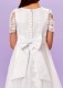 White Lace Organza Holy Communion Dress - Izzy P170 by Peridot