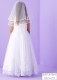 White Guipure Motif Holy Communion Dress - Lara P173 by Peridot