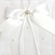 Girls Ivory Satin Bow Bag - Ruby P215A by Peridot