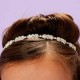 Girls Crystal Flower Headband - Flora P220 by Peridot