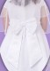 White Embroidered Holy Communion Dress - Una P231 by Peridot