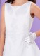 White Embroidered Lace Holy Communion Dress - Erin P236 by Peridot