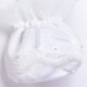 Girls White Diamante Pearl Lace Satin Dolly Bag - Thea P245 by Peridot