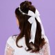 Girls White Flower Bow Head Ring Wreath - Elena P253 by Peridot