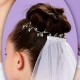 Girls Beaded Hair Vine with Ribbon - Whitney P254 by Peridot